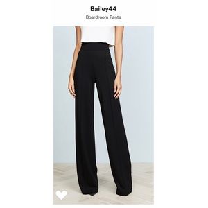 Bailey 44 Black High Waist Wide Leg Trousers
